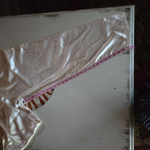 Victoria's Secret Gold Label Cream Satin Pajama Set - Picture 13 of 15